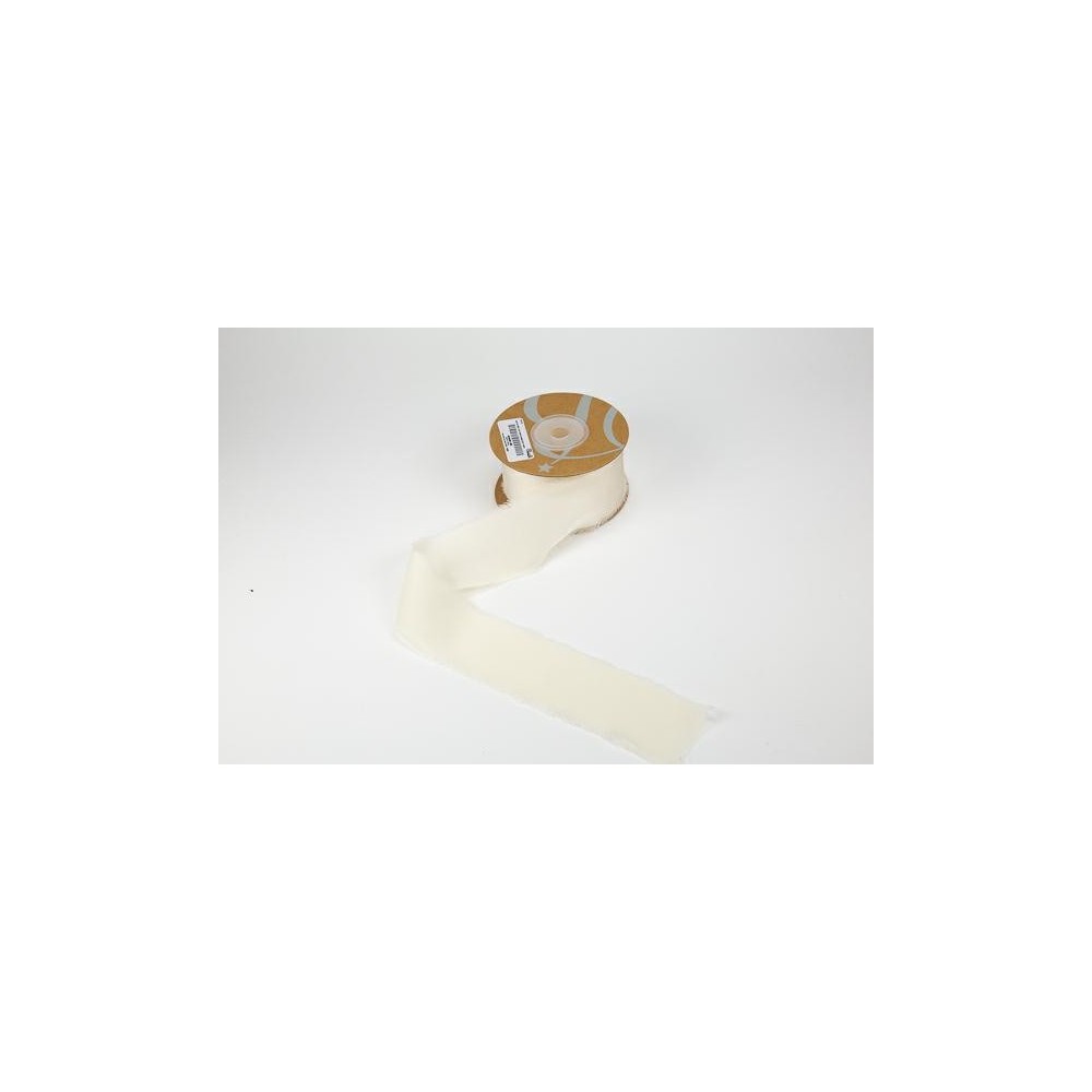 NASTRO RASO C FRANGIA 40X15MT PANNA